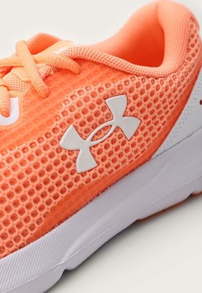 Tenis Running Naranja-Blanco UNDER ARMOUR Surge 3