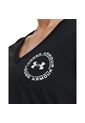Camiseta Under Armour Tech Solid Lc Crest Mujer-Negro de Under Armour