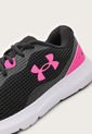 Tenis Running Negro-Blanco-Fucsia UNDER ARMOUR Surge 3 de Under Armour