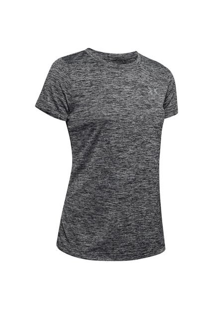 Camiseta Under Armour Tech Ssc Para Mujer-Gris