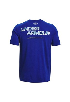Camiseta Under Armour Abc Camo Fill Wordmark -Azul