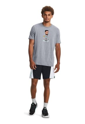 Camiseta Hombre UNDER ARMOUR CURRY BOBBLE HEAD SS Gris Under Armour