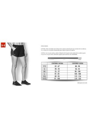 Short Under Armour Play Up Twist 3.0 Mujer-Azul