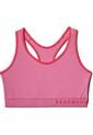 Top Under Armour Sjt Armour Mid Keyhole Para Mujer-Rosa de Under Armour