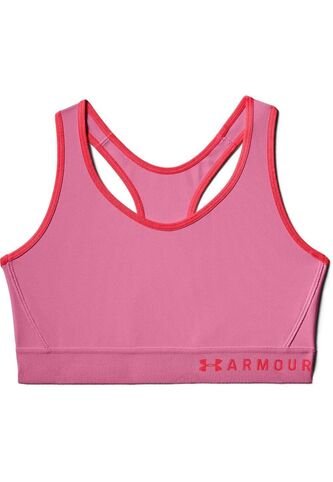 Top Under Armour Sjt Armour Mid Keyhole Para Mujer-Rosa Under Armour