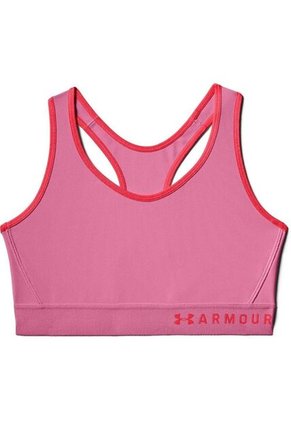 Top Under Armour Sjt Armour Mid Keyhole Para Mujer-Rosa