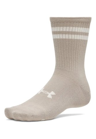 Medias Hombre Under Armour Essential 6Pk Crew Marrón Under Armour Under Armour