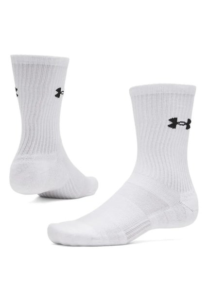 Medias Hombre Under Armour Performance Cotton 3P Blanco Under Armour