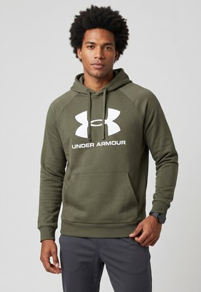 Hoodie UNDER ARMOUR Rival Verde Oliva