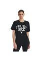 Camiseta PJT ROCK HWT CAMPUS Negro MUJER 1377449-001-N11 Under Armour de Under Armour
