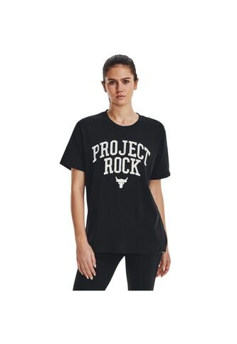 Camiseta PJT ROCK HWT CAMPUS Negro MUJER 1377449-001-N11 Under Armour Under Armour
