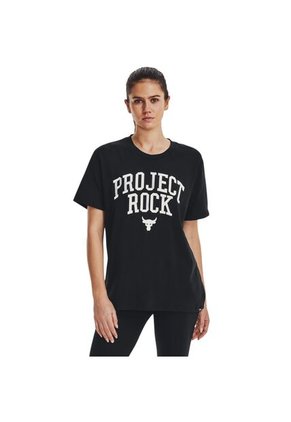 Camiseta PJT ROCK HWT CAMPUS Negro MUJER 1377449-001-N11 Under Armour