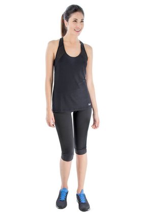 Camiseta Esqueleto Under Armour Heatgear Alpha Mes Negro