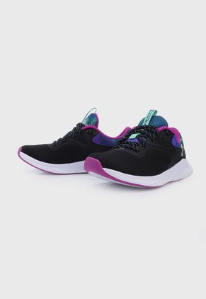 Tenis Training Negro-Magenta-Verde Menta UNDER ARMOUR Charged Aurora
