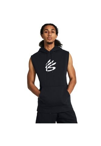 Chaqueta Hombre UNDER ARMOUR CURRY FLEECE SLV HOO Negro Under Armour Under Armour