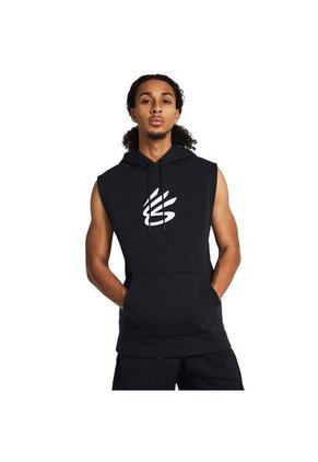 Chaqueta Hombre UNDER ARMOUR CURRY FLEECE SLV HOO Negro Under Armour