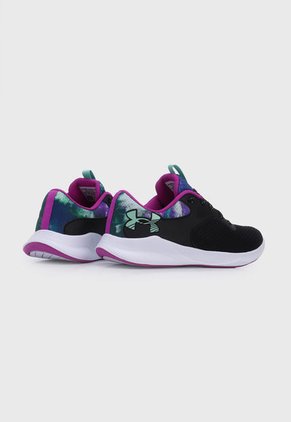 Tenis Training Negro-Magenta-Verde Menta UNDER ARMOUR Charged Aurora