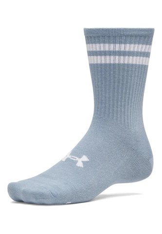Medias Hombre Under Armour Essential 6Pk Crew Gris Under Armour Under Armour