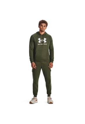 Saco Hombre UNDER ARMOUR RIVAL FLEECE LOGO HD Verde Under Armour