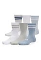 Medias Hombre Under Armour Essential 6Pk Crew Gris Under Armour de Under Armour