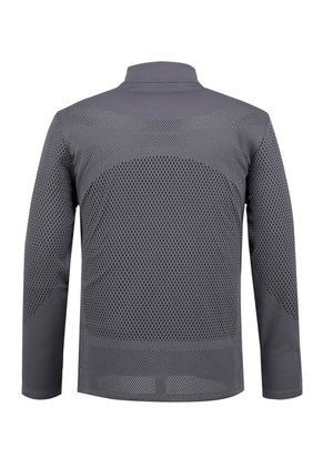 Camiseta Manga Larga Hombre Under Armour HALO ENGINEERED FZ Gris Under Armour
