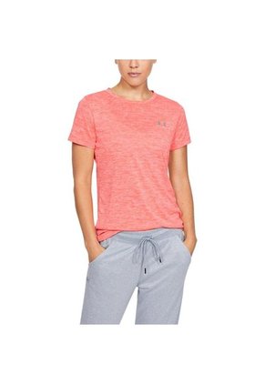 Camiseta Under Armour Tech Ssc Para Mujer-Rojo