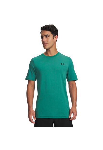 Camiseta Hombre Under Armour VNSH ELITE SMLESS SS Verde Under Armour