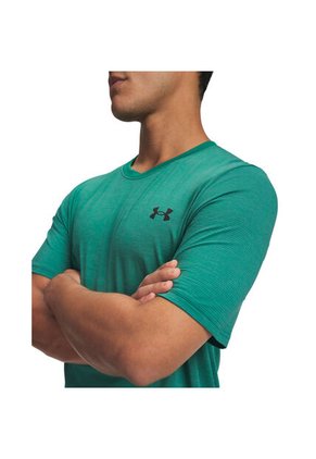 Camiseta Hombre Under Armour VNSH ELITE SMLESS SS Verde Under Armour