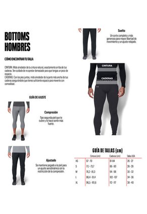 Pantalón UA Vital Woven Para Hombre Negro 1352031-001-N11 Under Armour