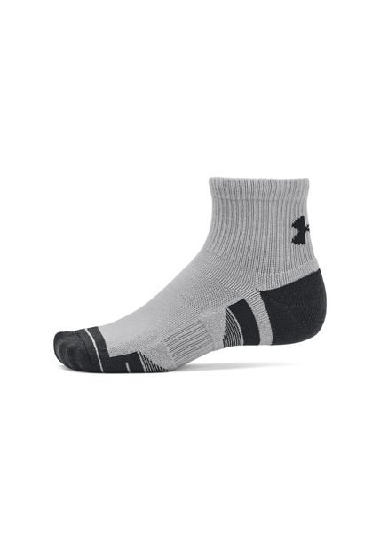 Medias Unisex UNDER ARMOUR PERFRMNC TECH 3P QTR Gris Under Armour