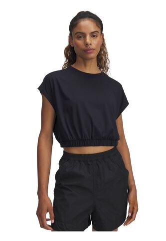 Camiseta Mujer Under Armour MOTION BUBBLE HEM SS Negro Under Armour Under Armour