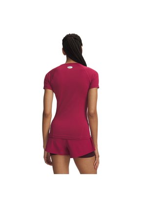 Camiseta Mujer Under Armour Hg Authntics Comp Rojo Under Armour