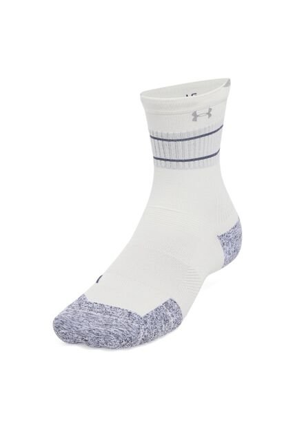 Medias Hombre UNDER ARMOUR AD RUN CSHION 1P MID Blanco Under Armour