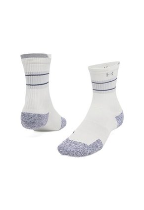 Medias Hombre UNDER ARMOUR AD RUN CSHION 1P MID Blanco Under Armour