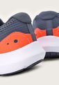 Tenis Running Azul Grisáceo-Blanco-Naranja UNDER ARMOUR Surge 3 de Under Armour
