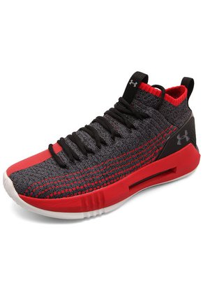 Tenis Basketball Negro-Rojo Under Armour Heat Seeker