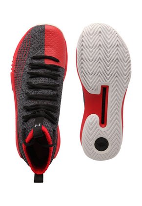 Tenis Basketball Negro-Rojo Under Armour Heat Seeker