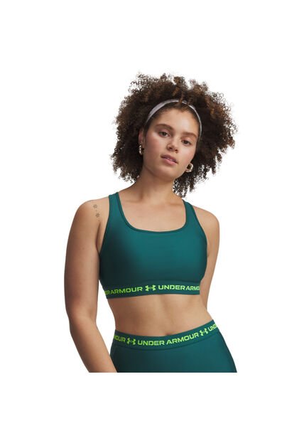Sujetador Mujer Under Armour CROSSBACK MID BRA Verde Under Armour