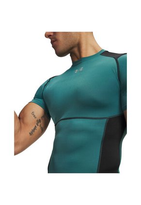 Camiseta Hombre Under Armour UA HG ELITE COMP SS Verde Under Armour