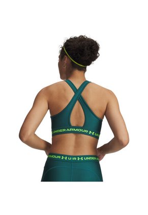 Sujetador Mujer Under Armour CROSSBACK MID BRA Verde Under Armour