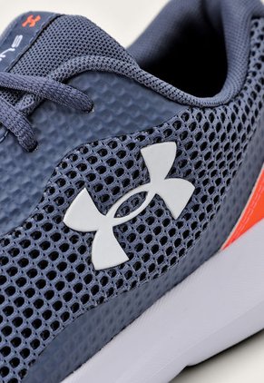 Tenis Running Azul Grisáceo-Blanco-Naranja UNDER ARMOUR Surge 3