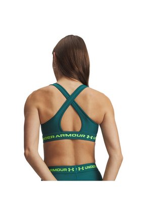 Sujetador Mujer Under Armour CROSSBACK MID BRA Verde Under Armour