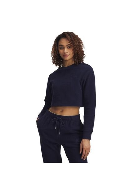 Buzo Mujer Under Armour ICN TRRY VRSITY CREW Azul Under Armour