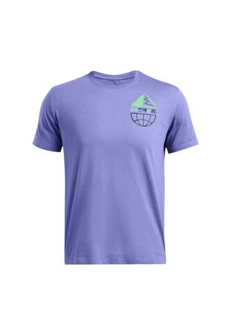 Camiseta Hombre UNDER ARMOUR RUN TRAIL SHORTSLEEV Purpura Under Armour Under Armour