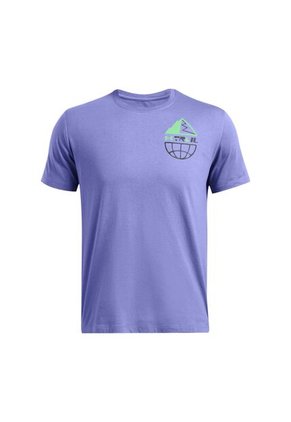 Camiseta Hombre UNDER ARMOUR RUN TRAIL SHORTSLEEV Purpura Under Armour