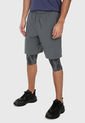 Pantaloneta Gris-Negro UNDER ARMOUR UA Launch SW de Under Armour