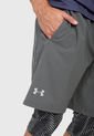 Pantaloneta Gris-Negro UNDER ARMOUR UA Launch SW de Under Armour