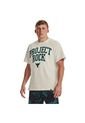 Camiseta Blanco Hombre PJT ROCK HW TERRY T 1377435-130-022 Under Armour de Under Armour
