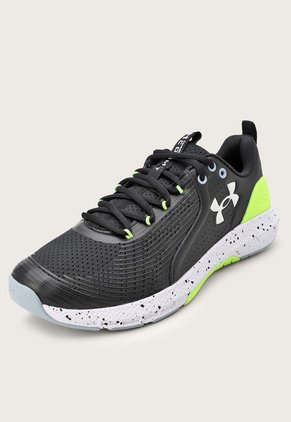 Tenis Training Negro-Amarillo Neón-Blanco UNDER ARMOUR Charged Commit TR 3