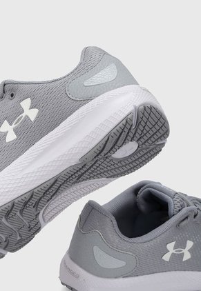 Tenis Running Gris-Blanco UNDER ARMOUR Charged pursuit 2
